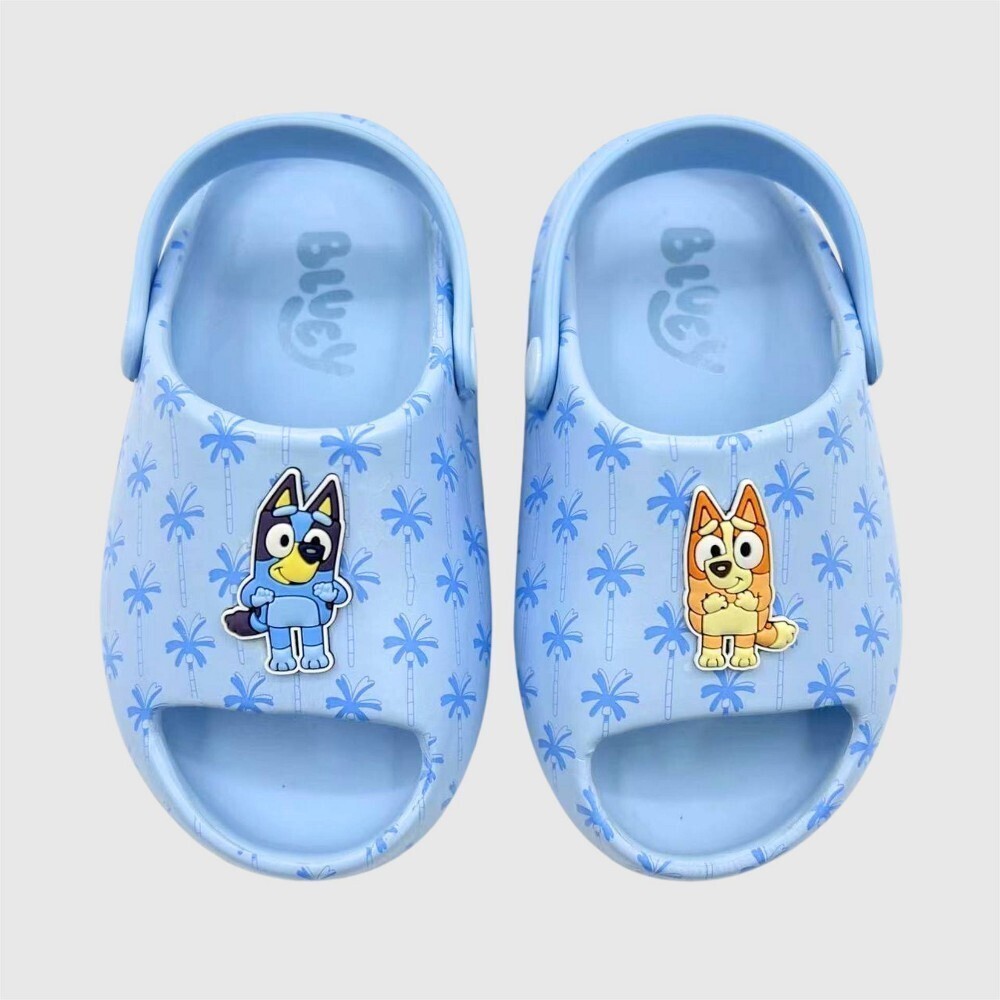 Toddler Bluey Comfort Slide Sandals - Blue 12T